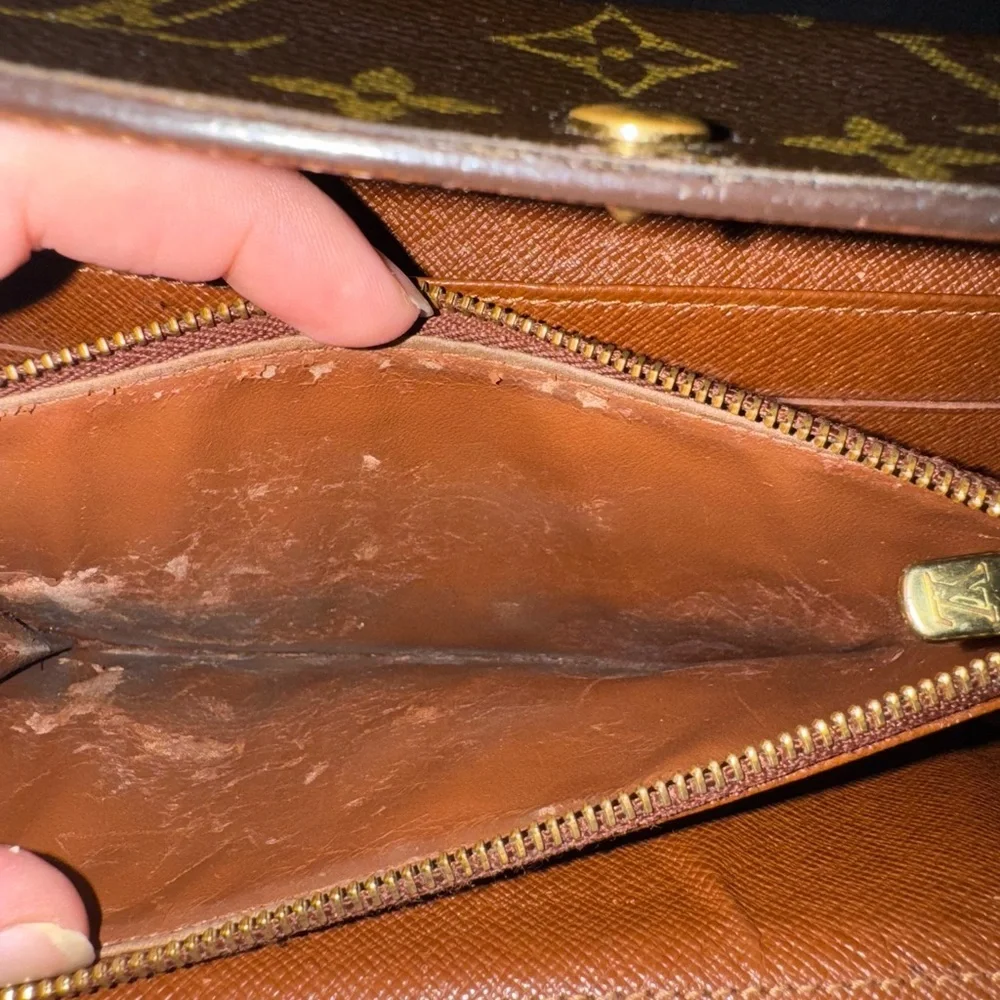 Louis Vuitton Brown Monogram Wallet Duo- Zippy & Sarah